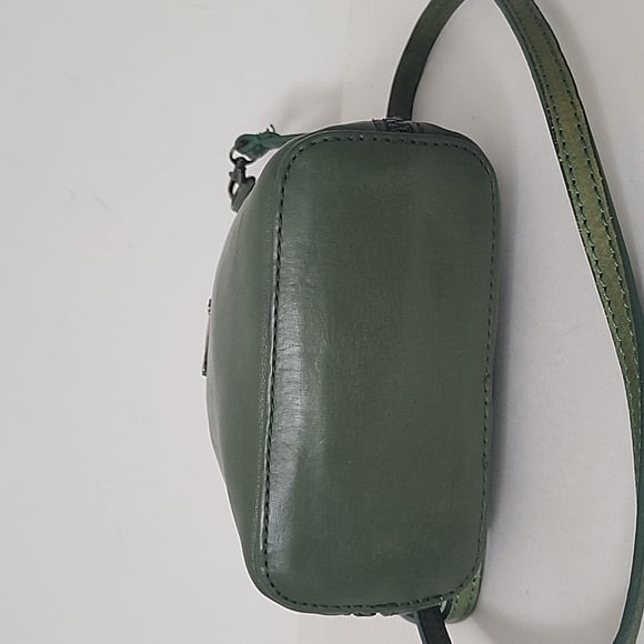 Pratesi Firenze Italian Leather Green shoulder bag - Picture 5 of 12